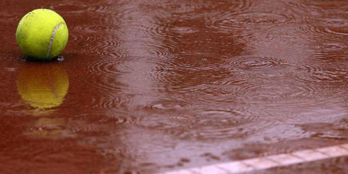tennis pioggia